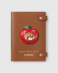 RED PANDA APPLE NOTEBOOK