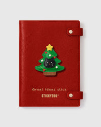 CHRISTMAS TREE CAT NOTEBOOK
