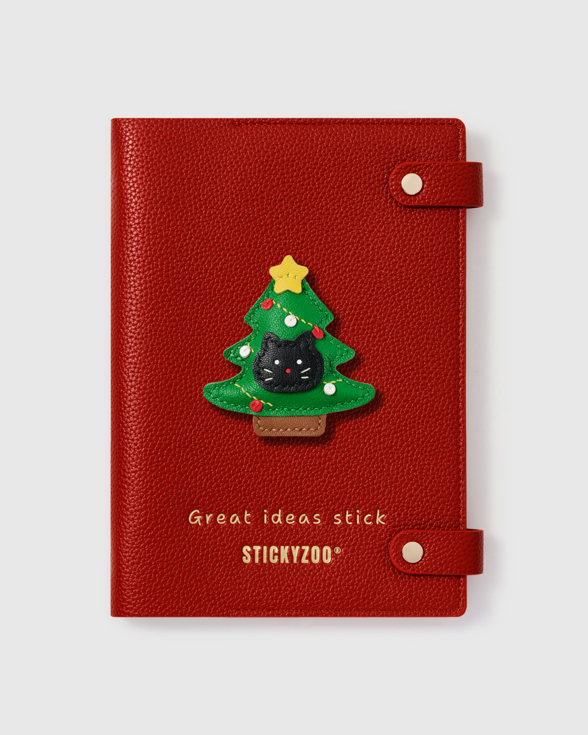 CHRISTMAS TREE CAT NOTEBOOK