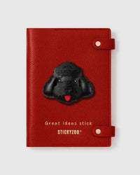 BLACK POODLE NOTEBOOK