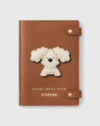 CREAM POODLE NOTEBOOK