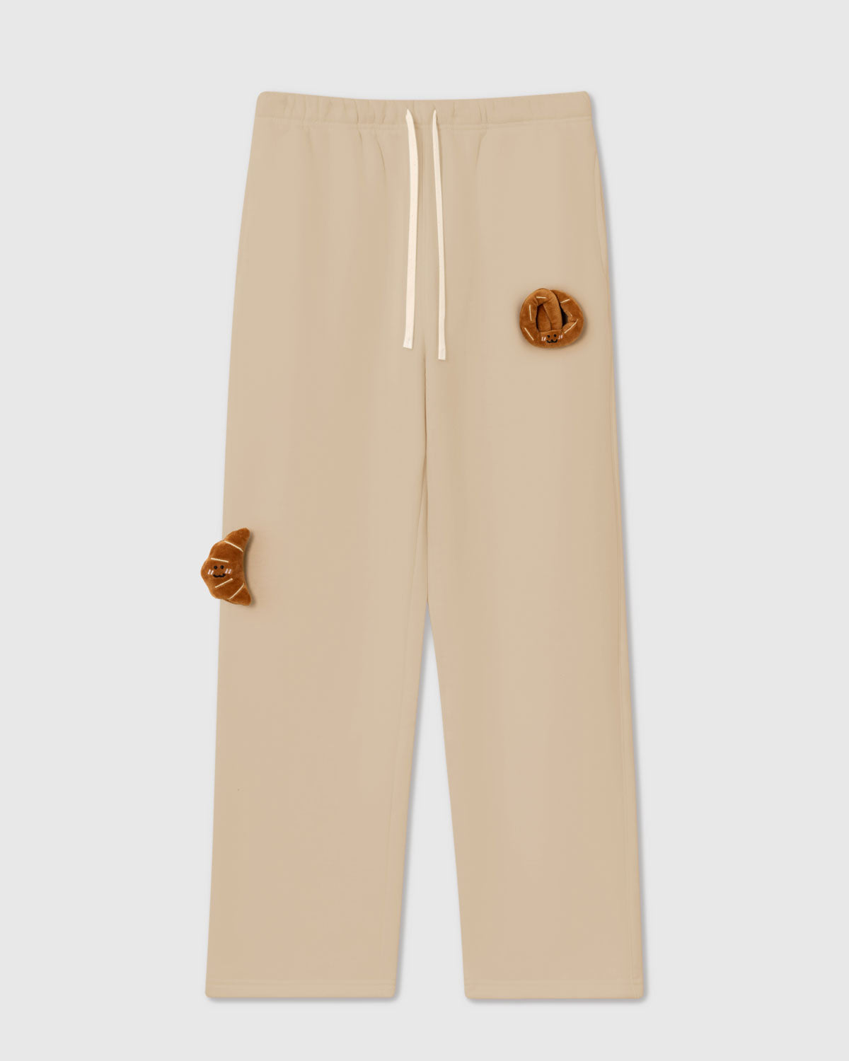 DOUBLE CROISSANT PLUSH SWEATPANTS