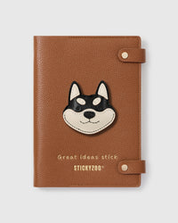 BLACK SHIBA INU NOTEBOOK
