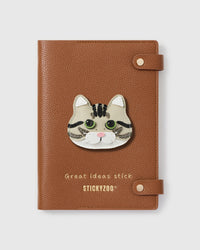 GREY TABBY CAT NOTEBOOK
