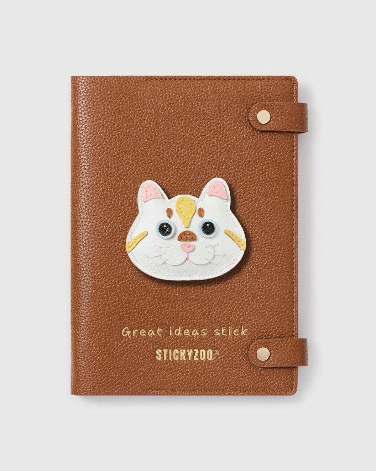 WHITE CAT FACE NOTEBOOK