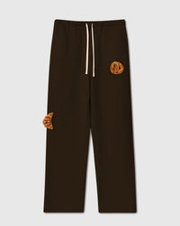DOUBLE CROISSANT PLUSH SWEATPANTS