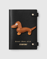 BROWN DACHSHUND RUN NOTEBOOK