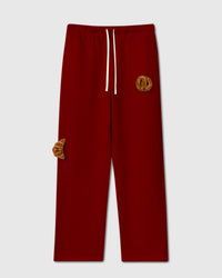 DOUBLE CROISSANT PLUSH SWEATPANTS