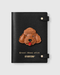 BROWN POODLE FACE NOTEBOOK