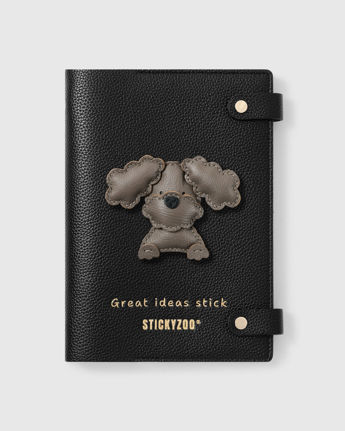 GREY POODLE PUPPY NOTEBOOK