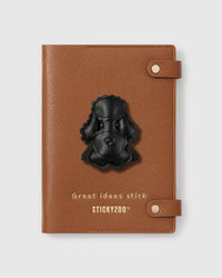 BLACK POODLE NOTEBOOK