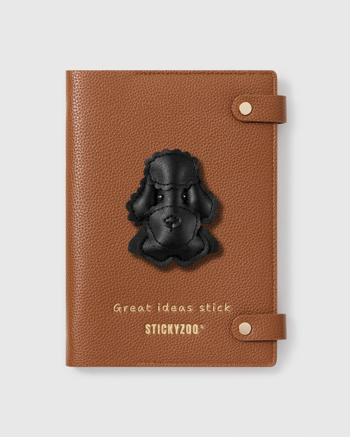 BLACK POODLE NOTEBOOK
