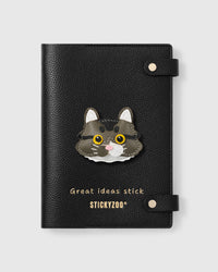 GREY TABBY TWO NOTEBOOK