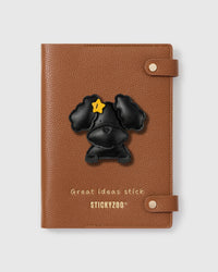 BLACK PUPPY STAR NOTEBOOK
