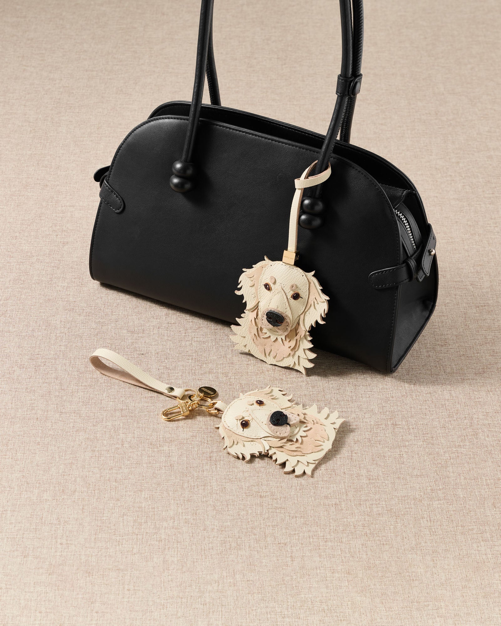 GOLDEN RETRIEVER CHARM | EXCLUSIVE DROP — CREAM
