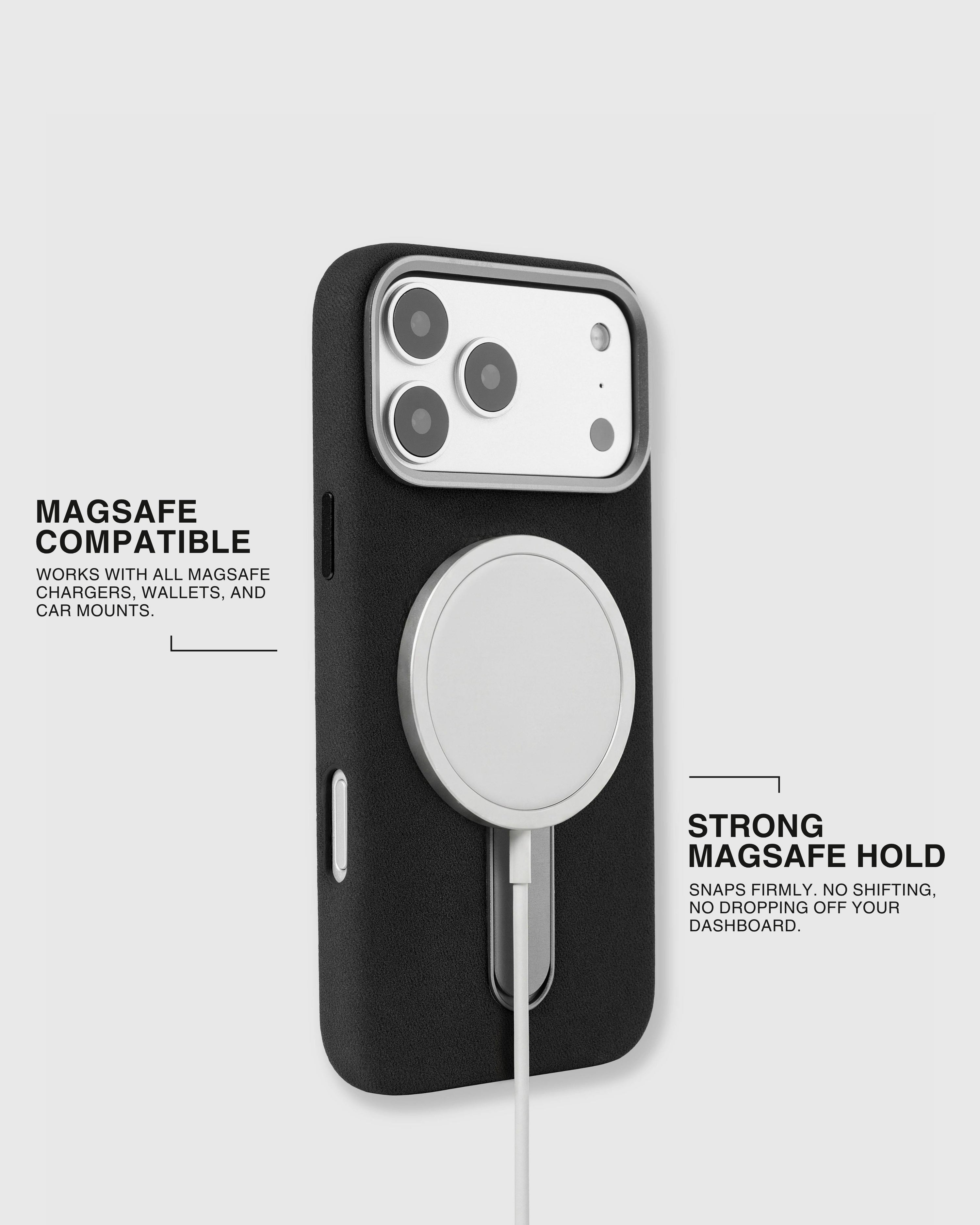STAND PHONE CASE — BLACK
