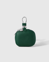 Emerald STICKYZOO Zip Clip AirPods Case with silver-tone clip