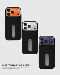STAND PHONE CASE — BLACK
