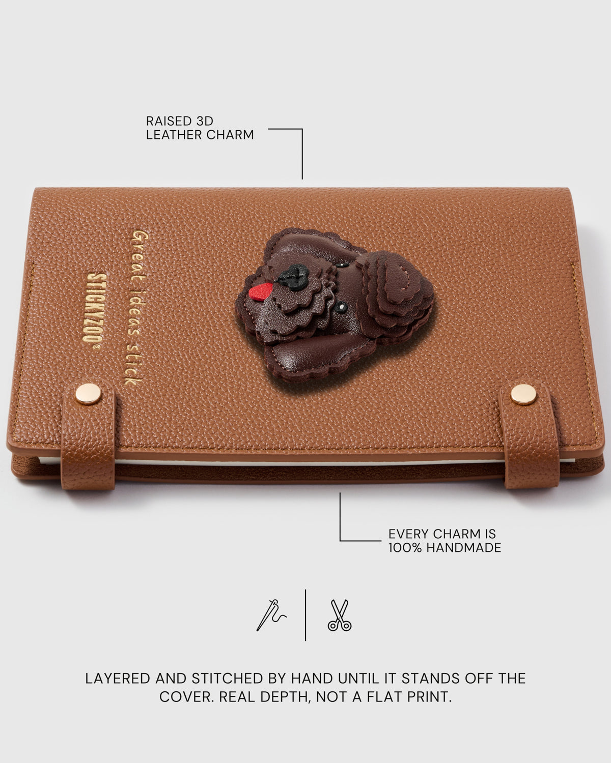 CHOCOLATE POODLE NOTEBOOK