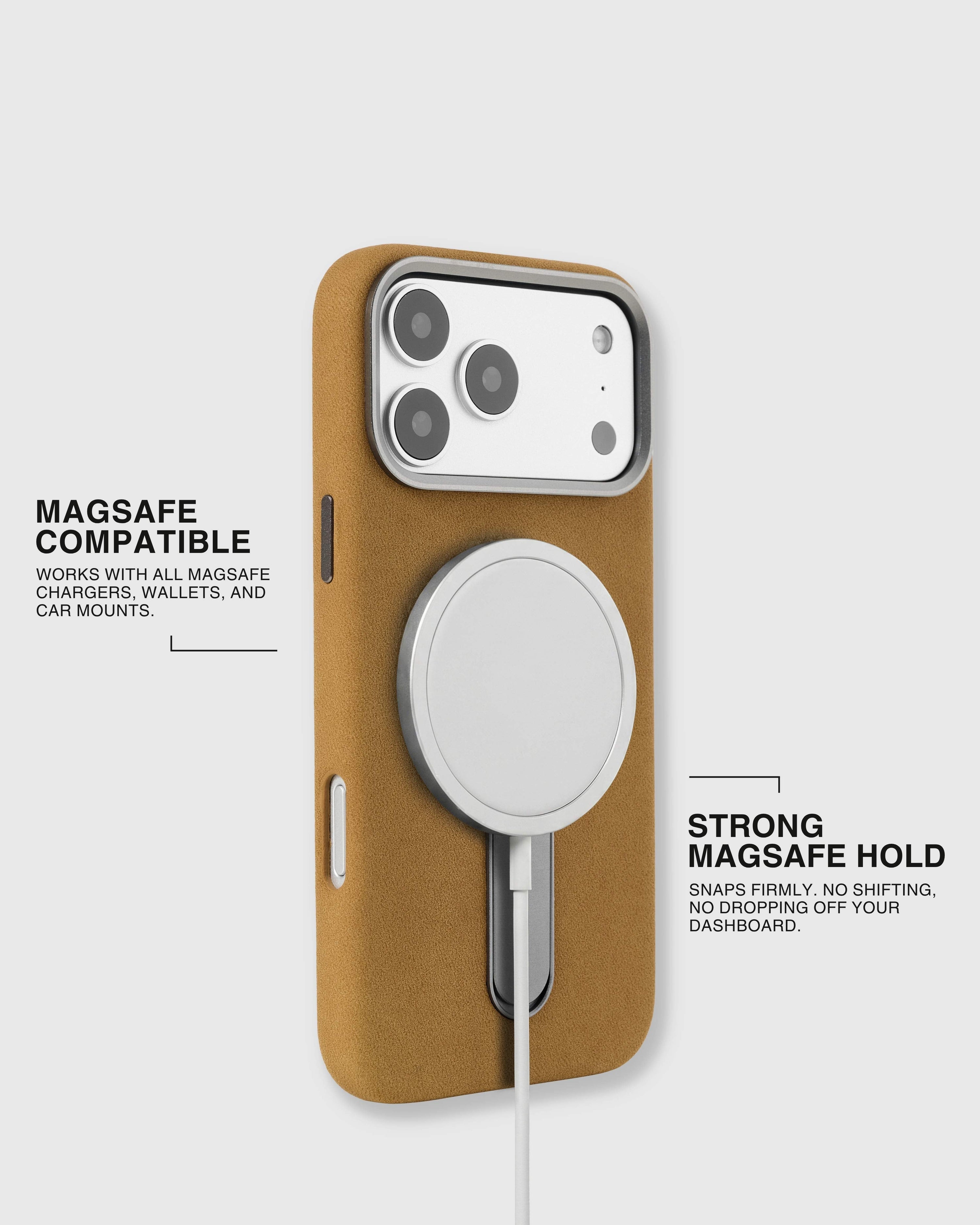 STAND PHONE CASE — TAN