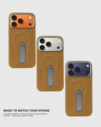 STAND PHONE CASE — TAN