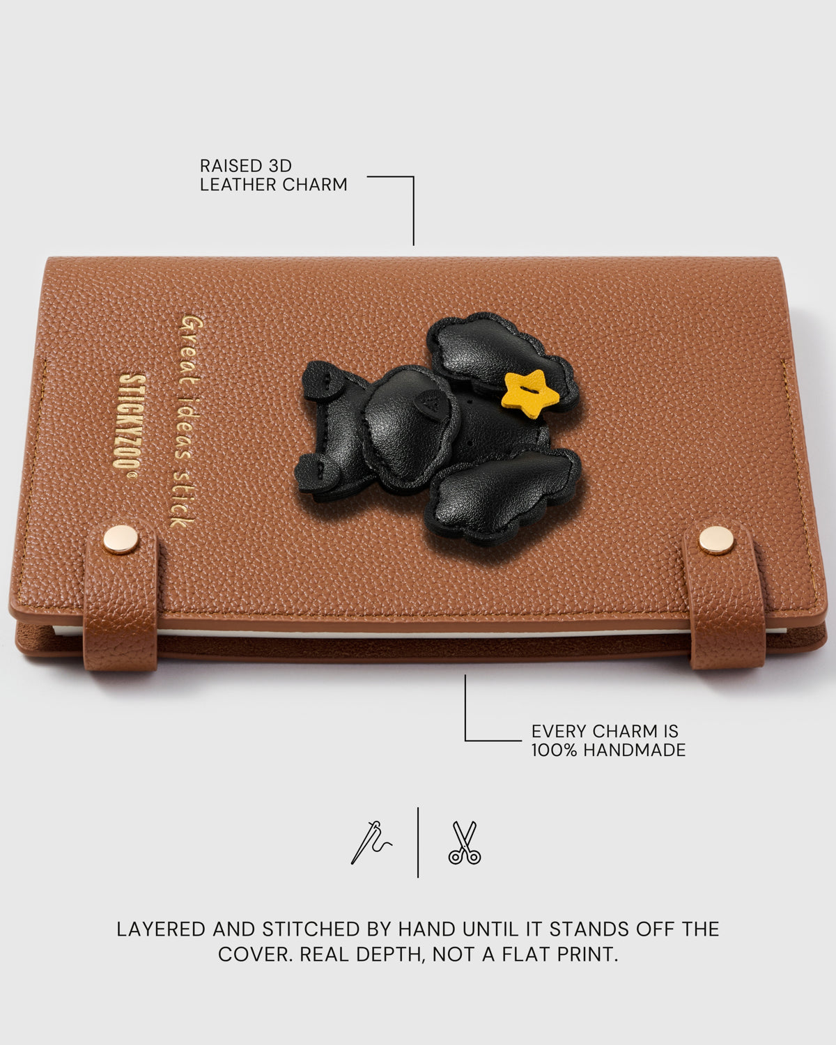 BLACK PUPPY STAR NOTEBOOK