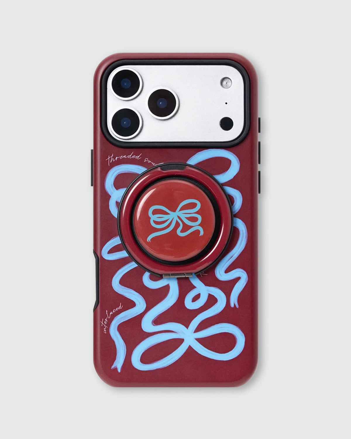 THREAD RIBBON BOW PHONE CASE