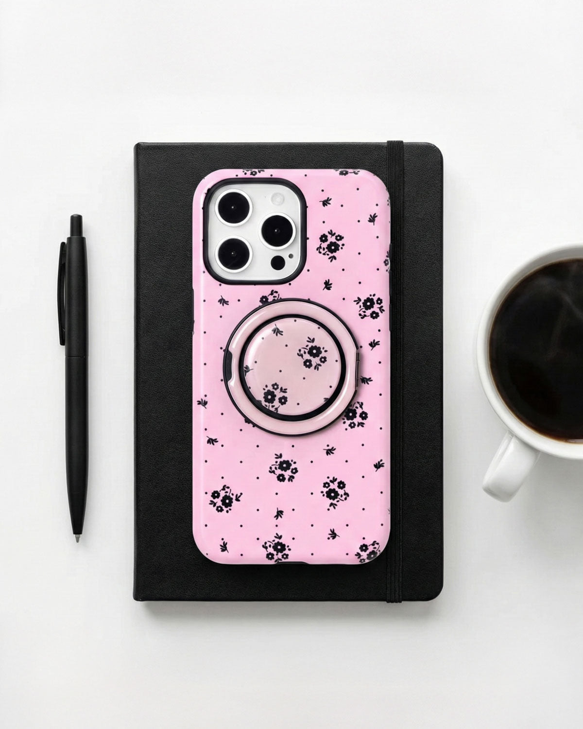 PETITE FLORAL PINK PHONE CASE