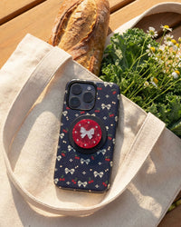 CHERRY BOW NIGHT PHONE CASE