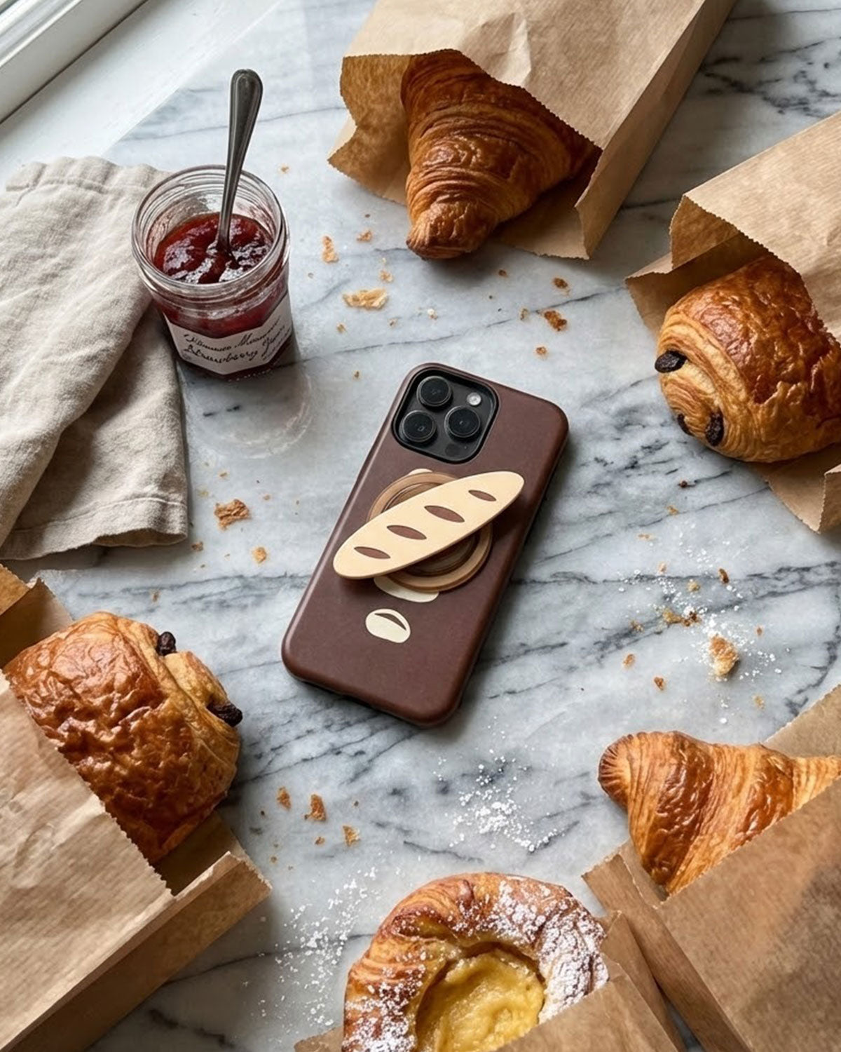 BAGUETTE BAKERY PHONE CASE