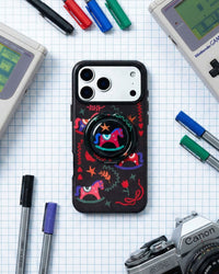 MIDNIGHT ROCKING PONY PHONE CASE