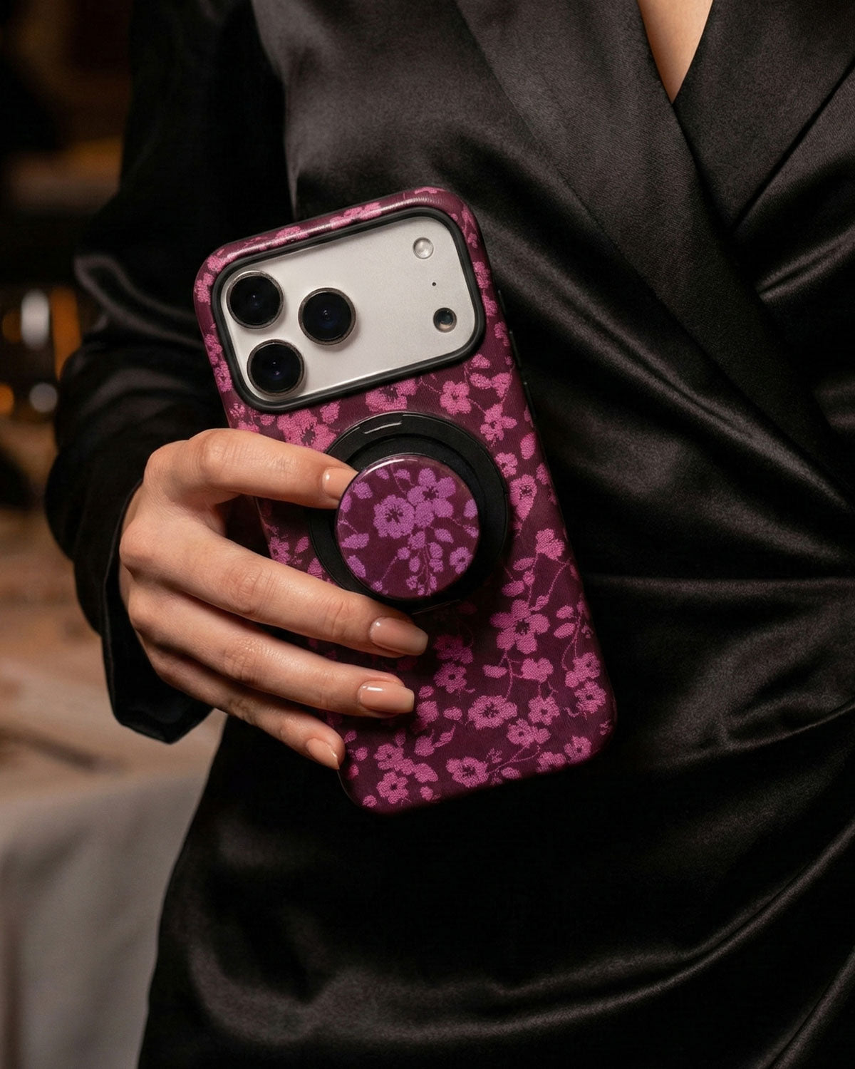 MIDNIGHT BLOSSOM PHONE CASE