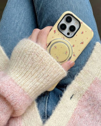 YELLOW MINI FLORAL PHONE CASE
