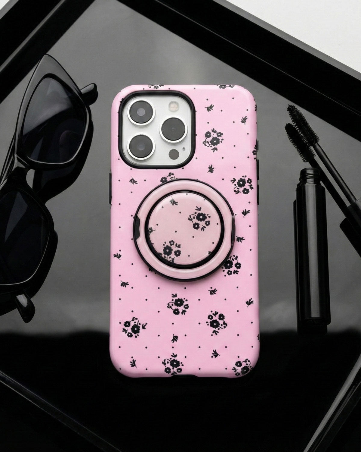 PETITE FLORAL PINK PHONE CASE
