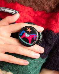 MIDNIGHT ROCKING PONY PHONE CASE