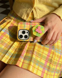 PLAID BUNNY POP PHONE CASE