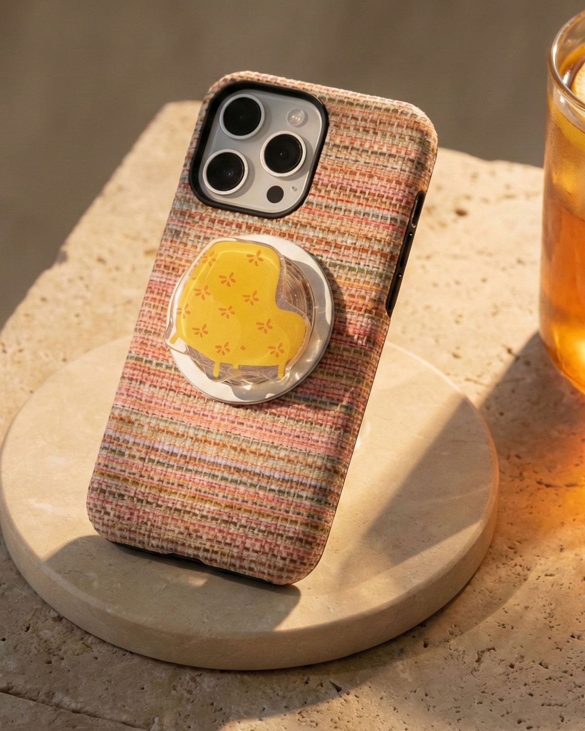 YELLOW CHAIR TWEED PHONE CASE