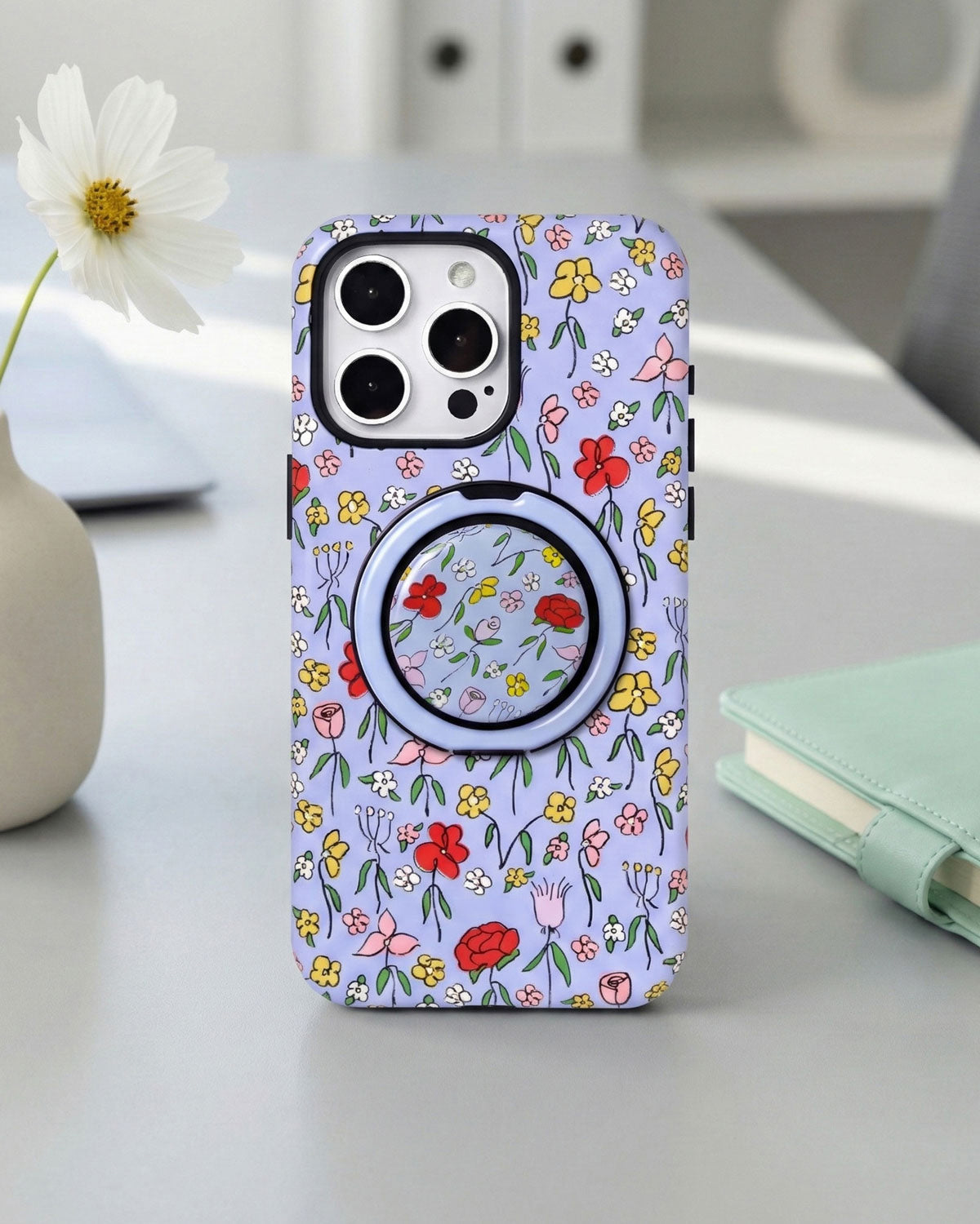 LAVENDER WILDFLOWER PHONE CASE