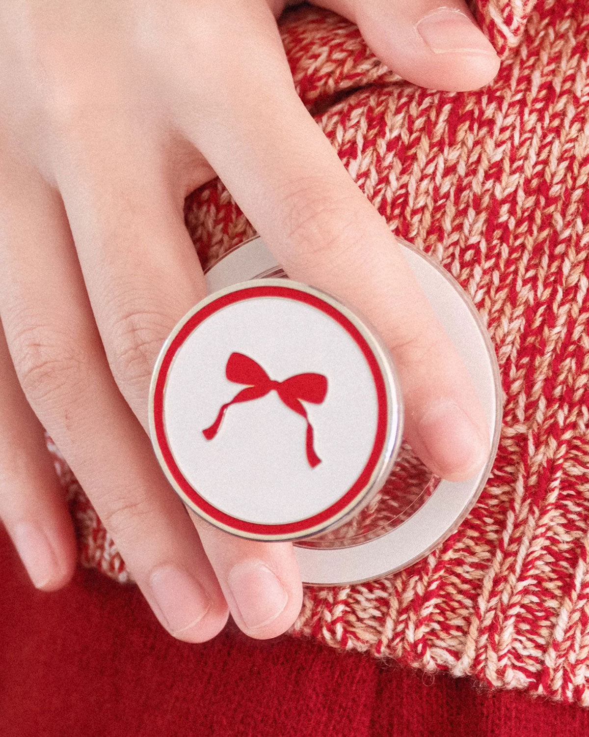 RED BOW LATTICE PHONE CASE