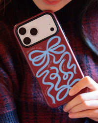 THREAD RIBBON BOW PHONE CASE