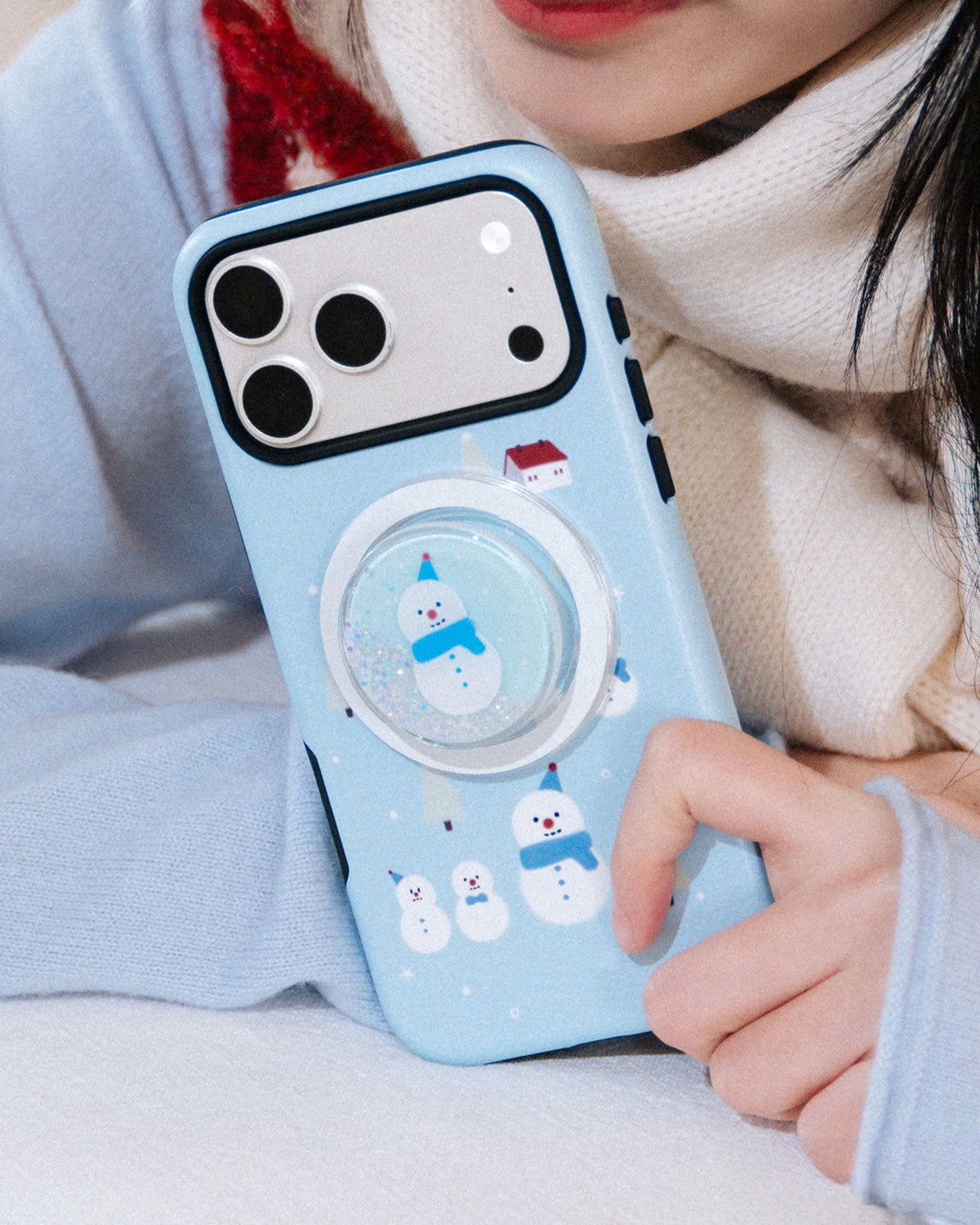 SNOW DAY SNOWMAN PHONE CASE