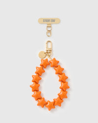 TANGERINE STAR PHONE STRAP