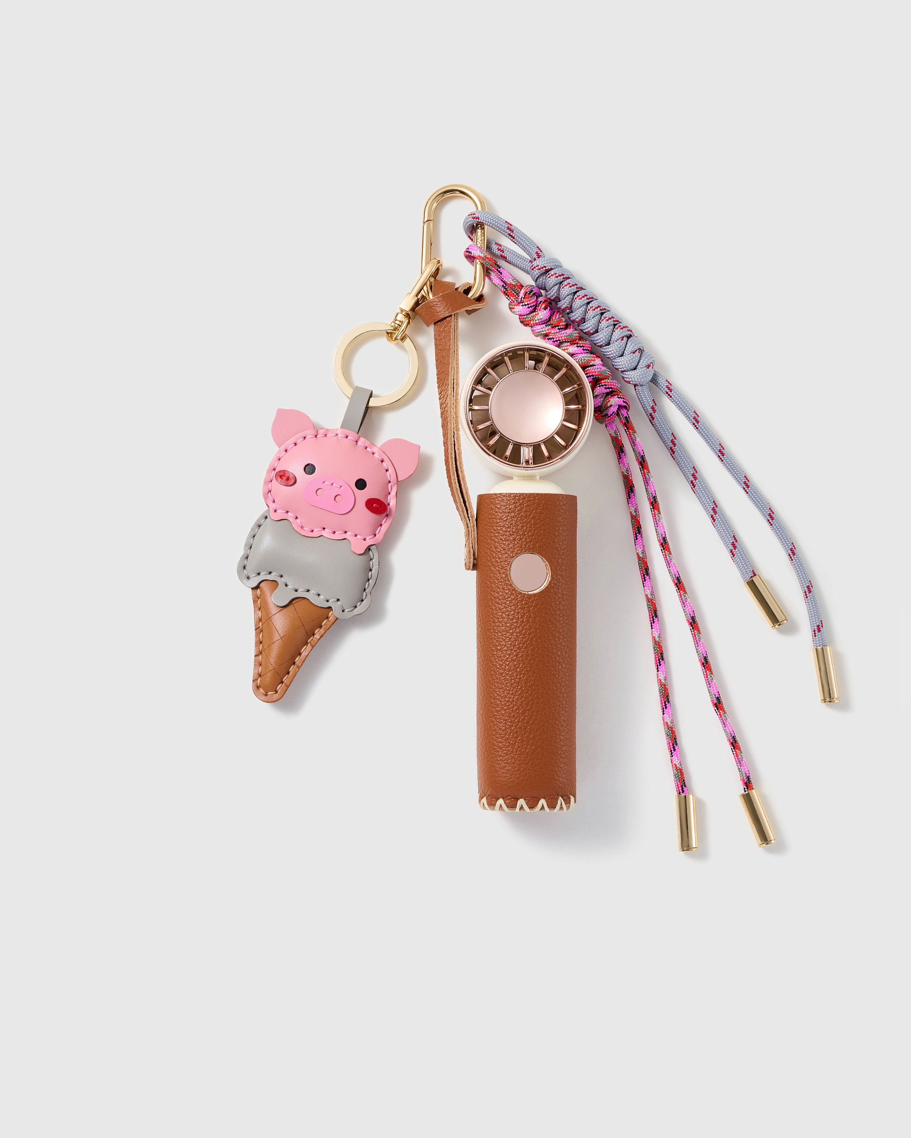 LILAC PIG ICE CREAM CHARM - COOL STACK