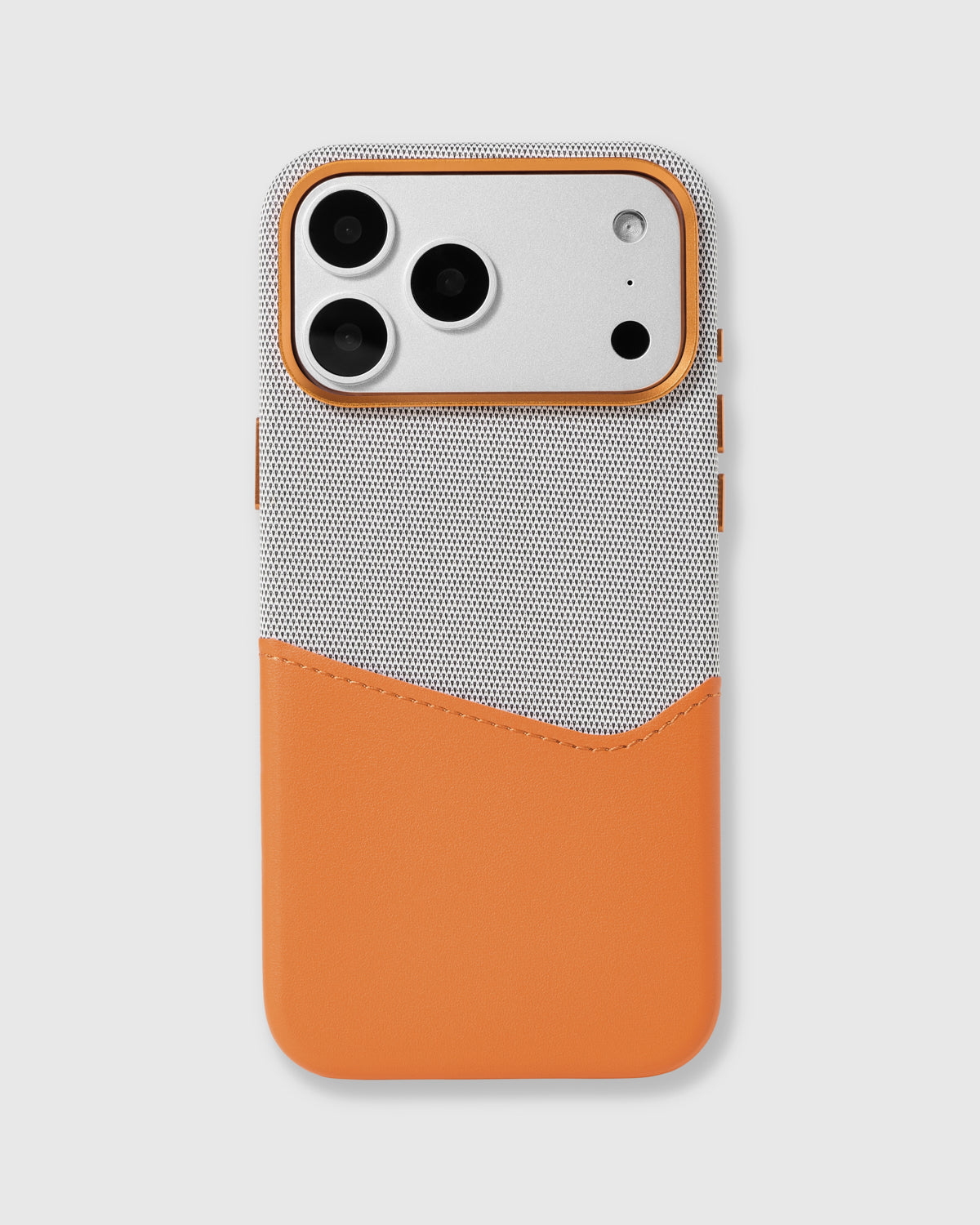 WALLET PHONE CASE — GREY ORANGE