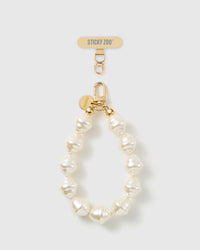 BAROQUE PEARL PHONE STRAP