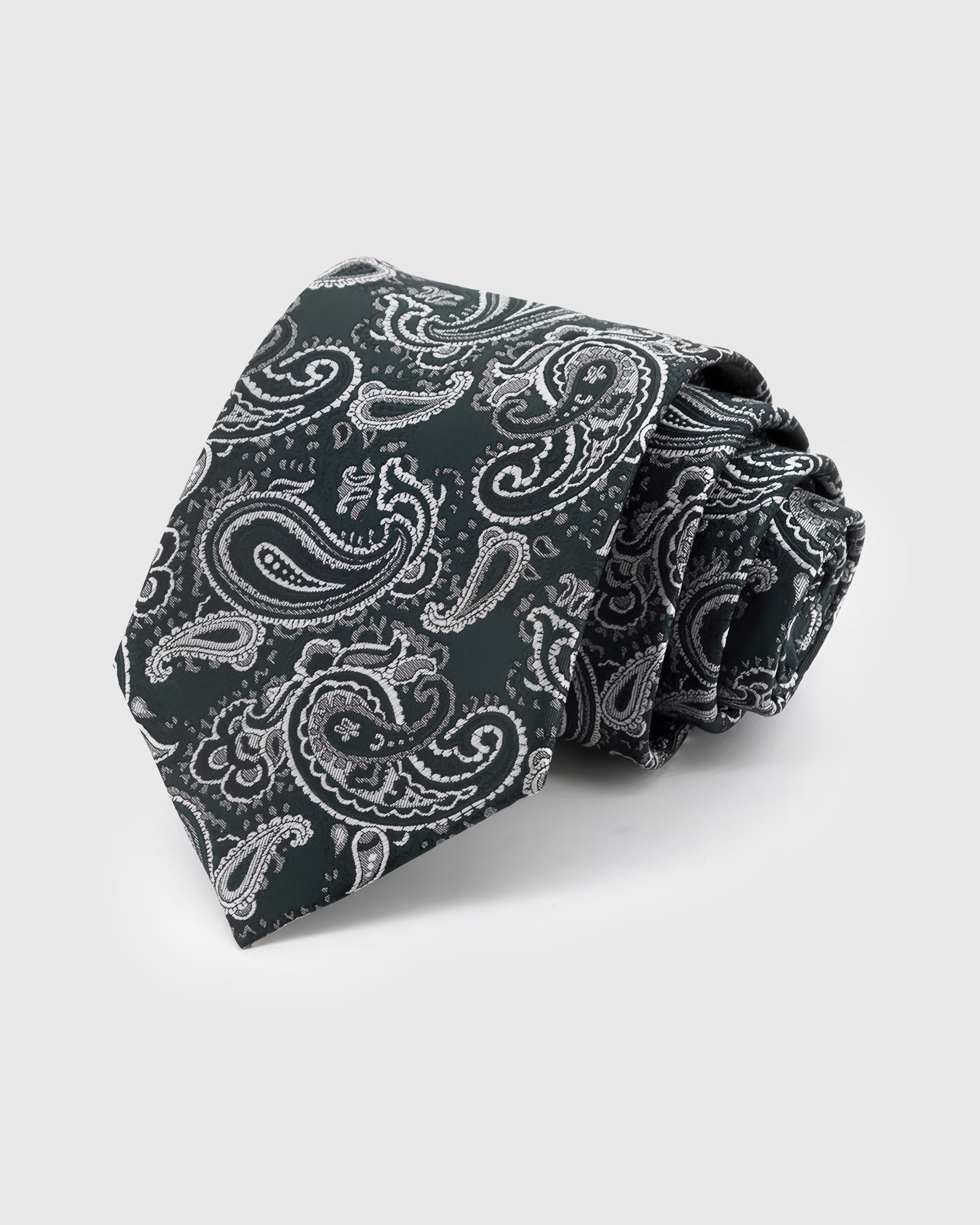 EVERGREEN PAISLEY TIE