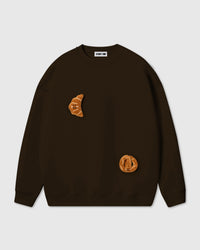 DOUBLE CROISSANT SWEATSHIRT