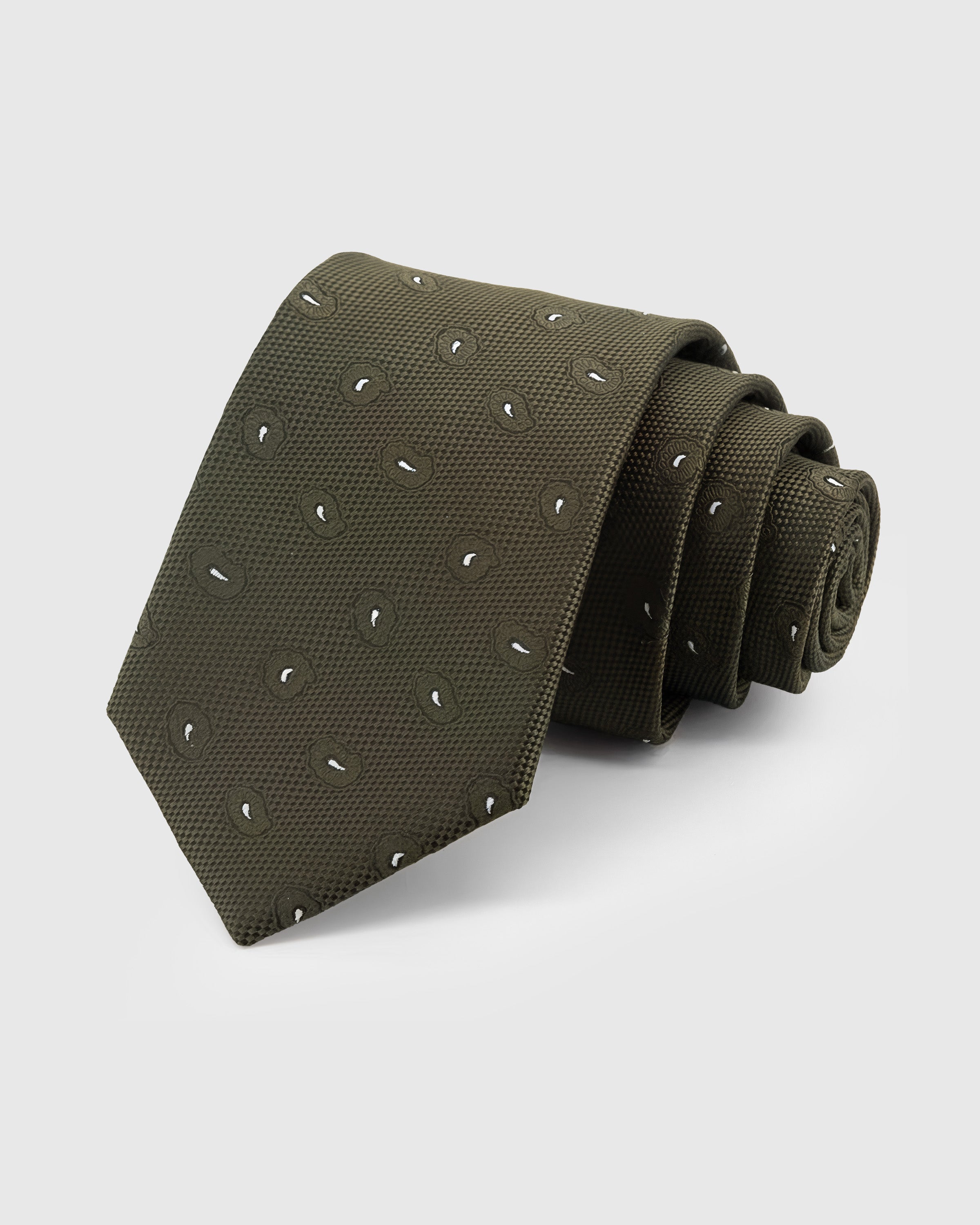 MOSS PAISLEY TIE