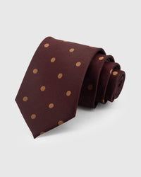 MERLOT POLKA TIE