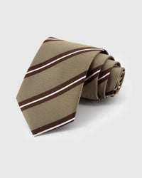 KHAKI COLLEGIATE TIE